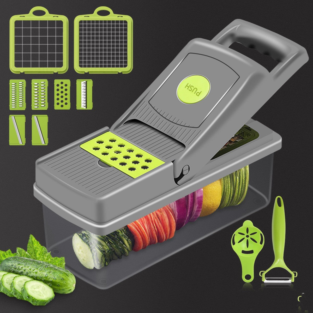 SliceMaster™ | Kitchen Vegetable Cutter Silk Cutter