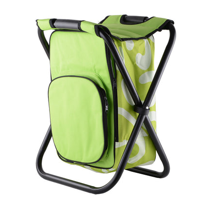 single Green Camping Chair 