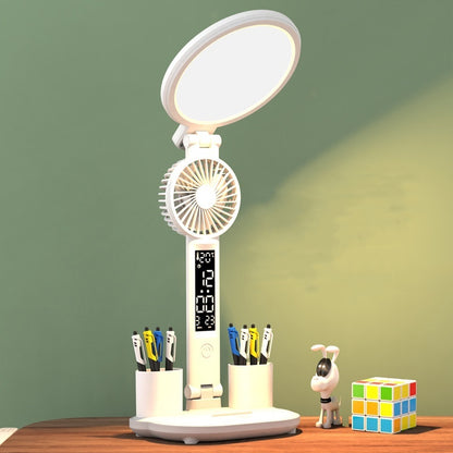 Desk lamp with fan